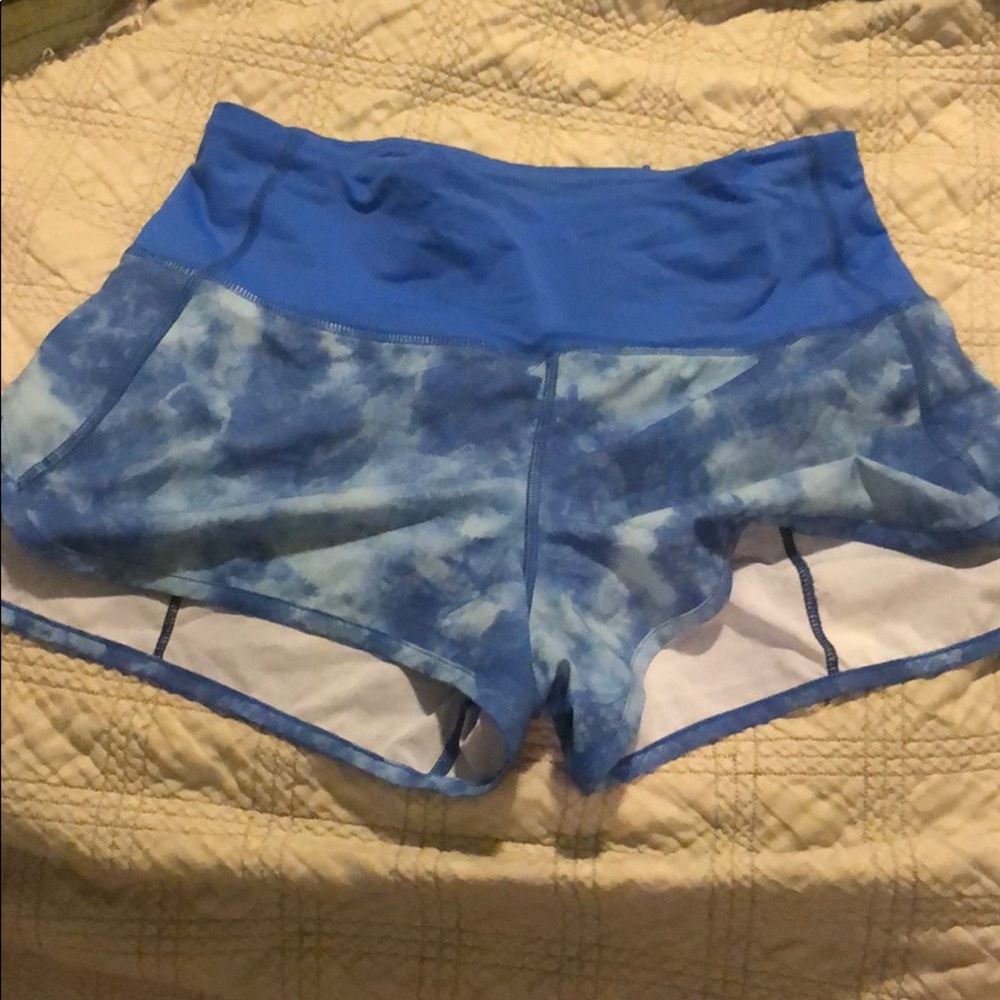 Lululemon high waisted shorts